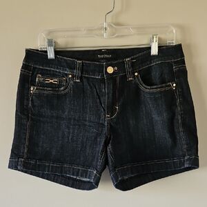 White House Black Market Dark Denim Jean Shorts